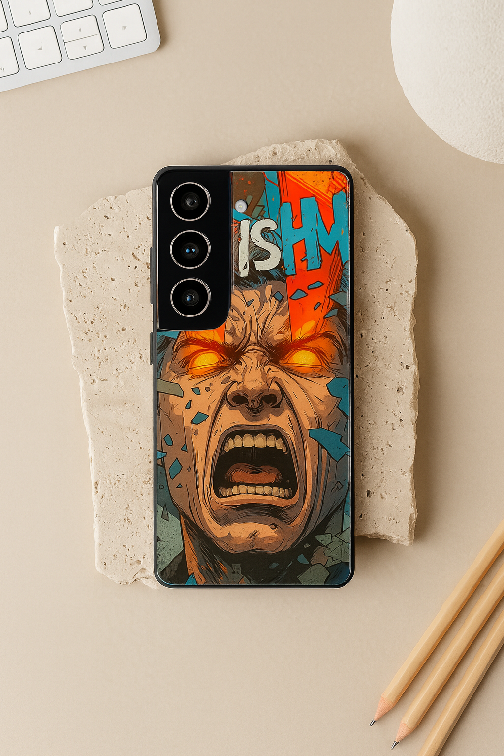 I Am Homelander Premium Glass Back Cover For Samsung Galaxy S, A, M & F Series