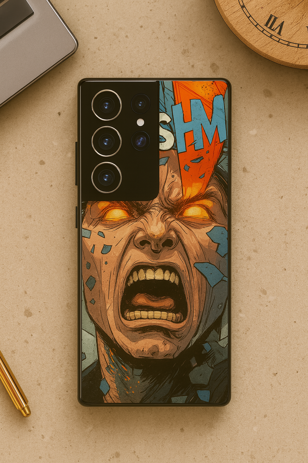 I Am Homelander Premium Glass Back Cover For Samsung Galaxy S, A, M & F Series