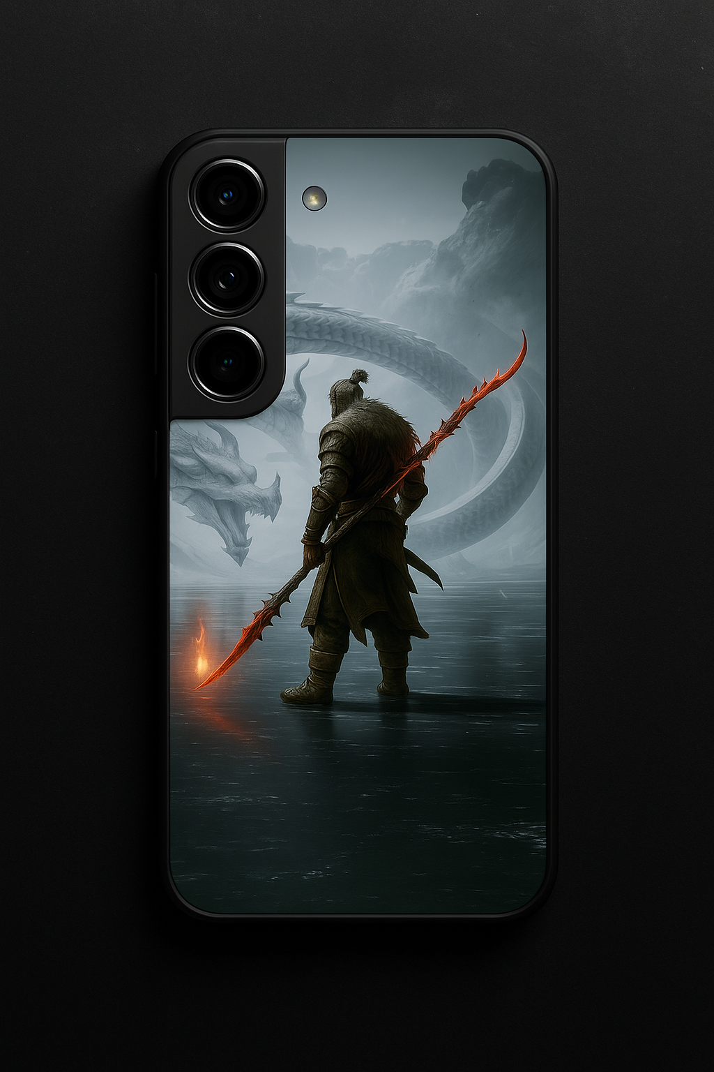 I Fear No One Premium Glass Back Cover For Samsung Galaxy S, A, M & F Series