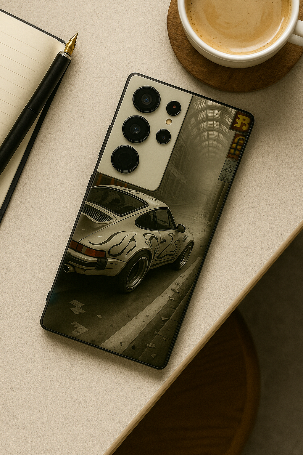 I Love To Race Premium Glass Back Cover For Samsung Galaxy S, A, M & F Series