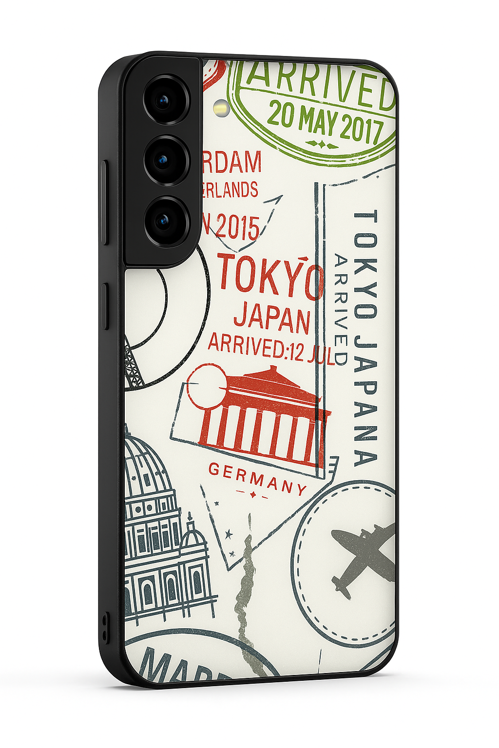 ARRIVE Soon Premium Glass Back Cover For Samsung Galaxy S, A, M & F Series