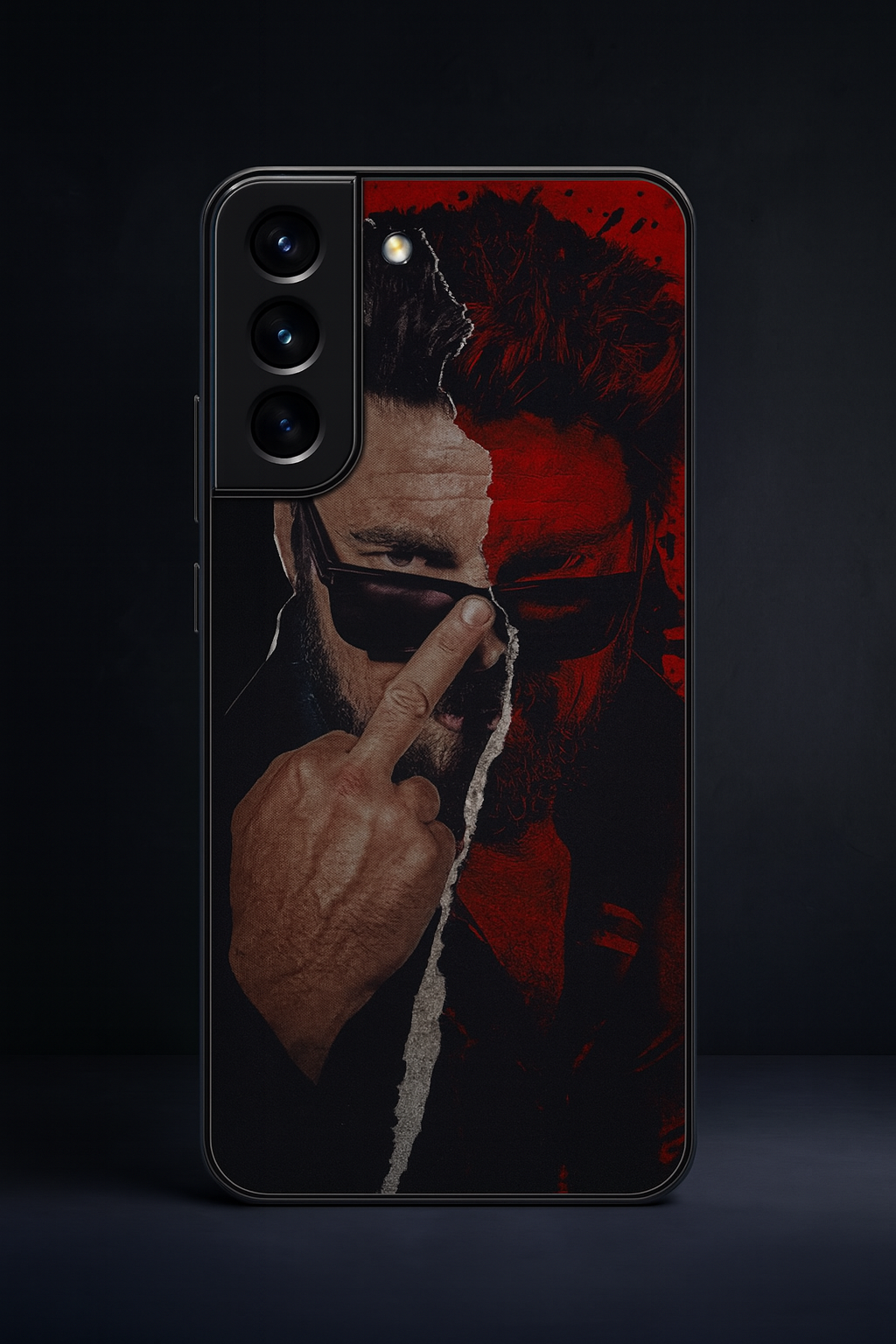 I am William Butcher Premium Glass Back Cover For Samsung Galaxy S, A, M & F Series