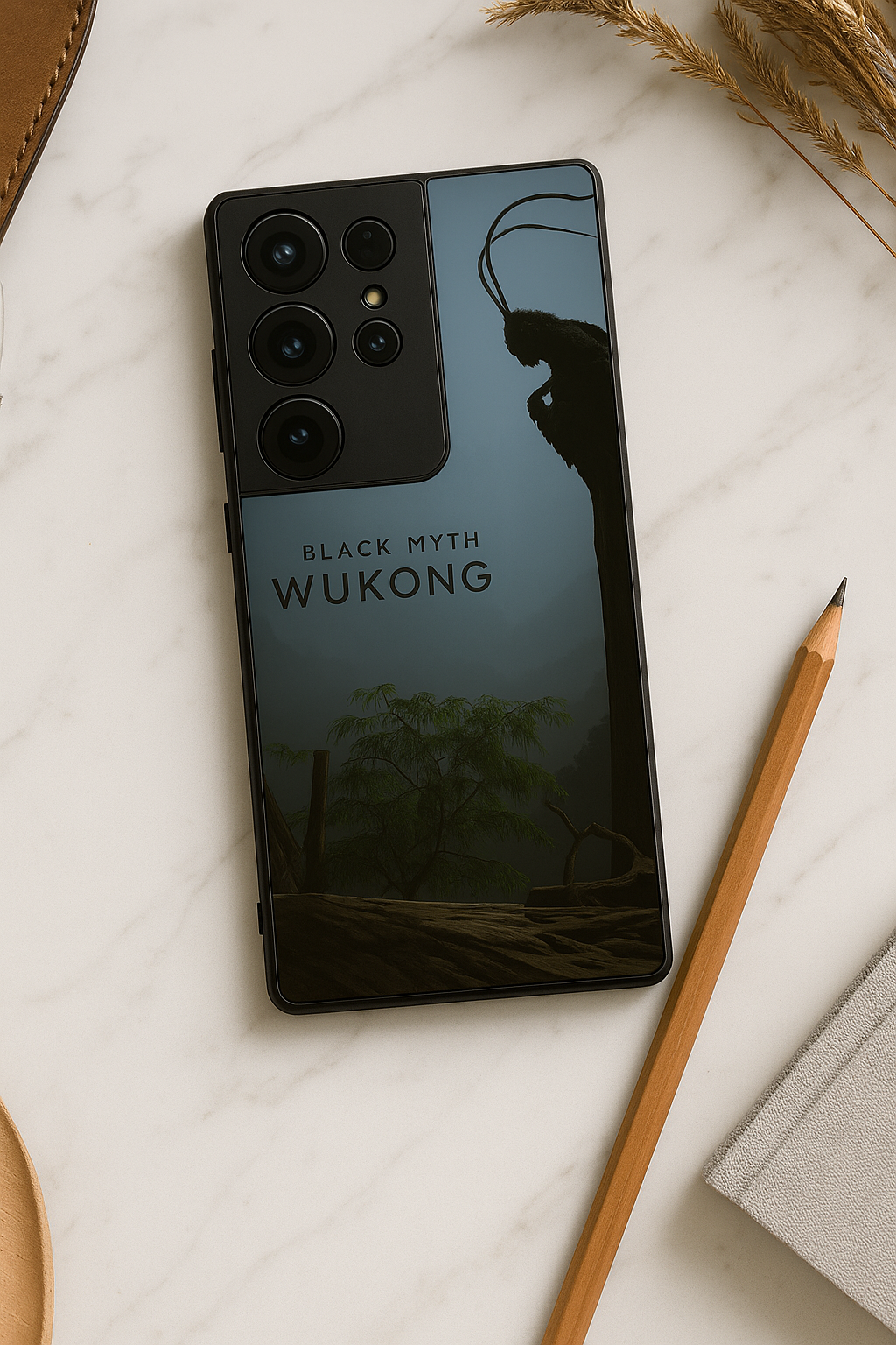 Lets Play B.M.W Premium Glass Back Cover For Samsung Galaxy S, A, M & F Series