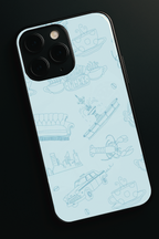 Central Perk Sketch Case iPhone Covers (11–16) Series