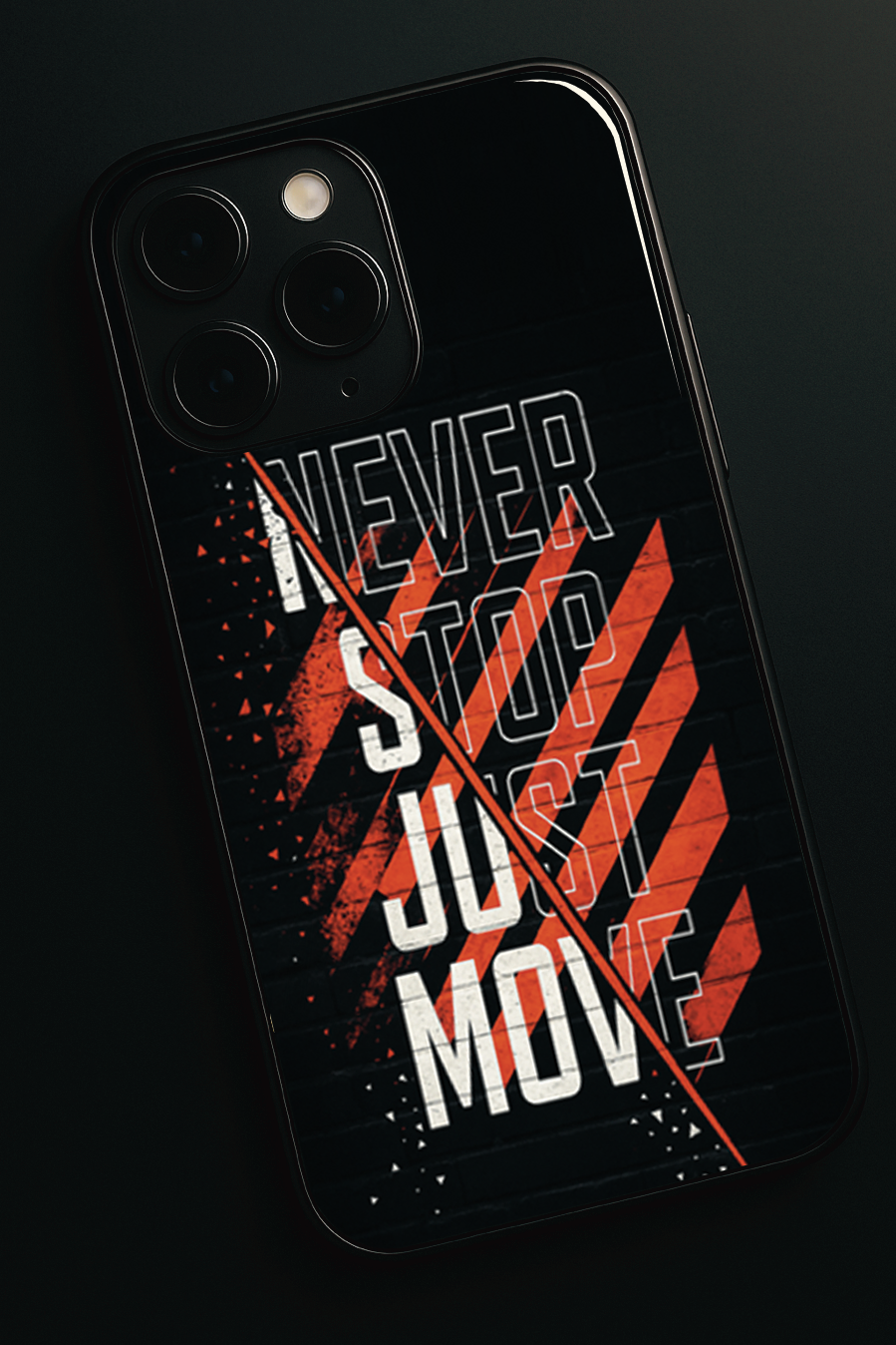 Never Stop iPhone Covers (11–16) Series