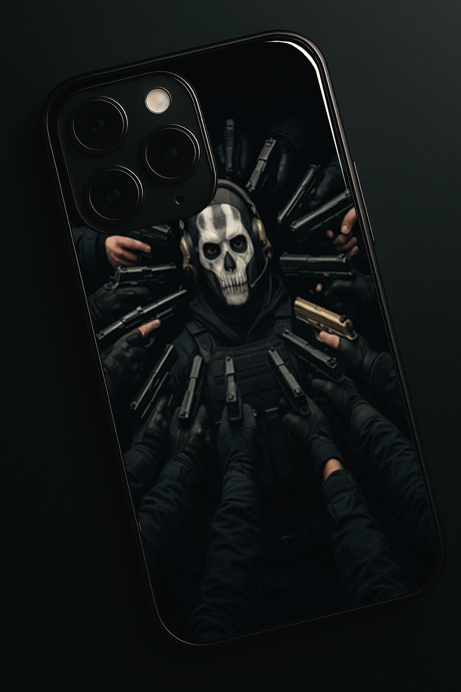 Bold and Classy Messi Noir iPhone Covers (11–16) Series