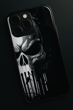 Bold and Classy Dark Punisher Case iPhone Covers (11–16) Series