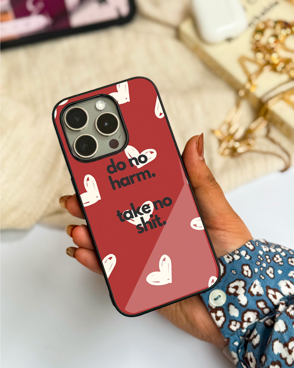 Bold Heart iPhone Covers (11–16) Series | Cute Design