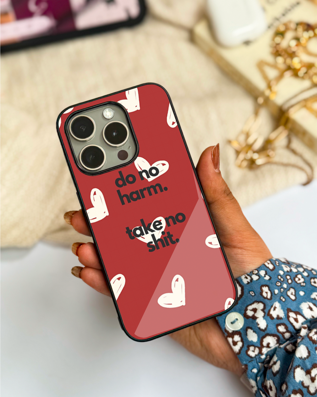 Cute & Quirky Bold Heart iPhone Covers (11–16) Series