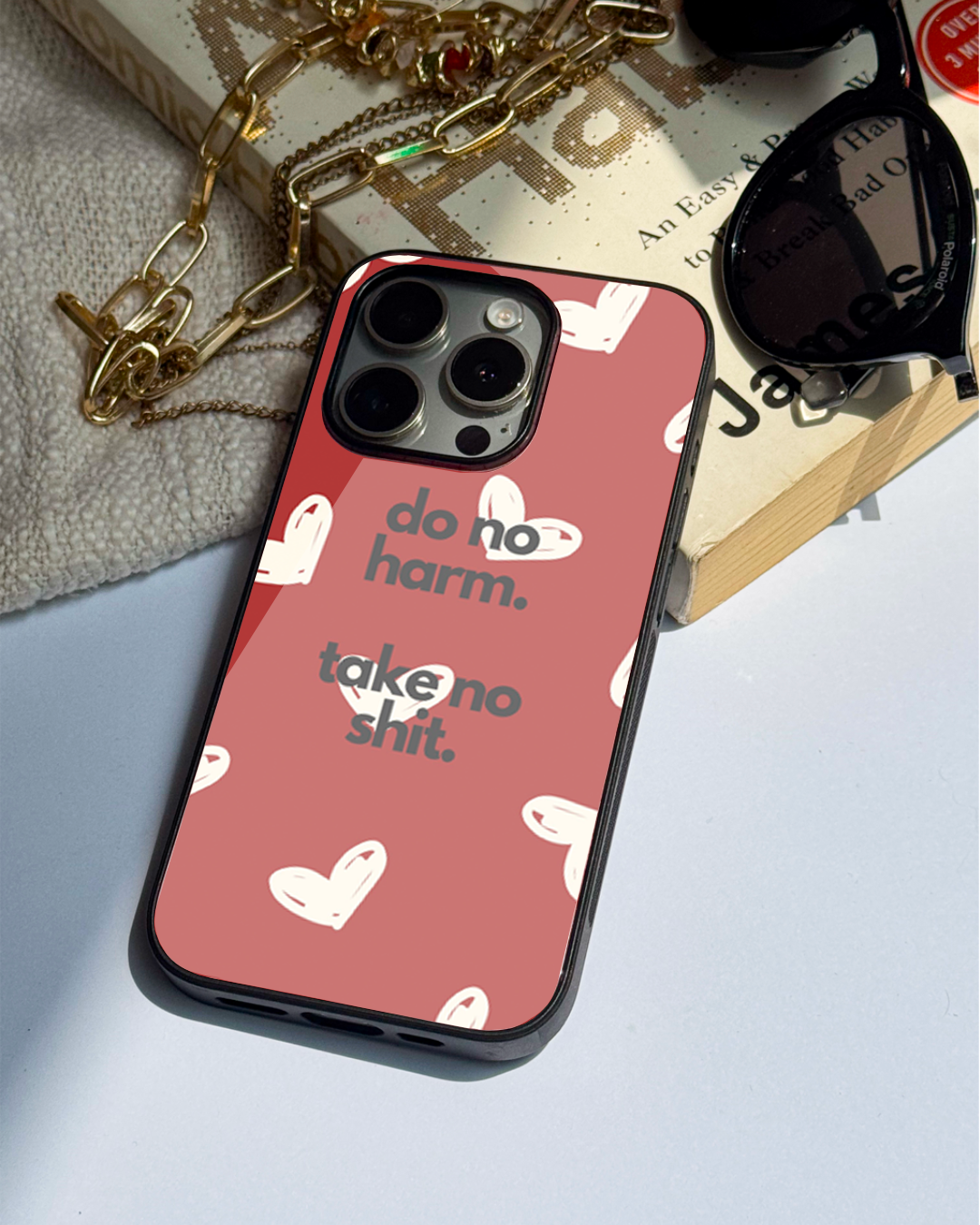 Cute & Quirky Bold Heart iPhone Covers (11–16) Series